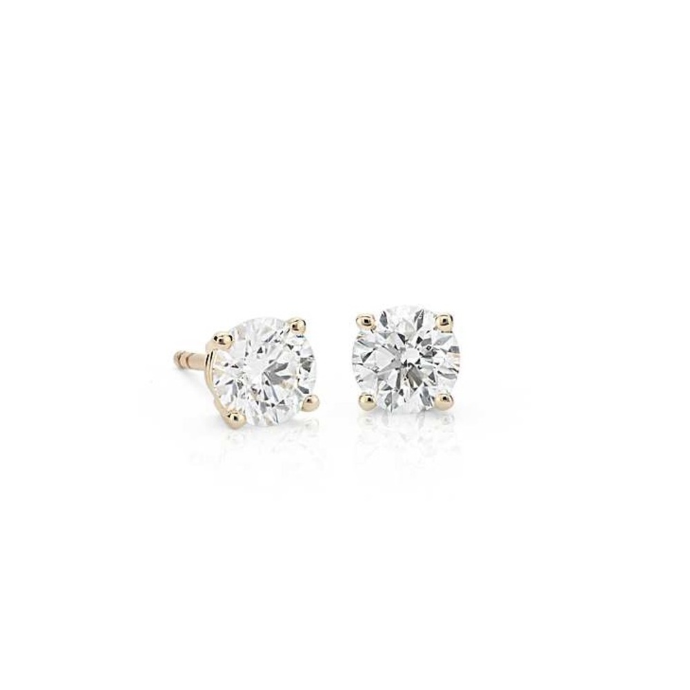 1/2 carat total weight REAL diamond earrings